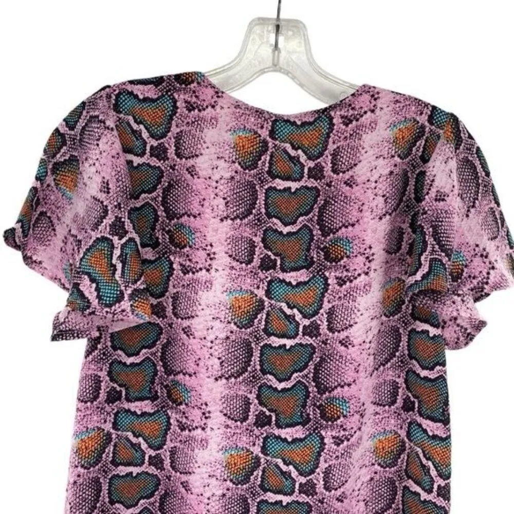 Buddy Love Hailey Purple Haze Snake Print Dress - Image 10