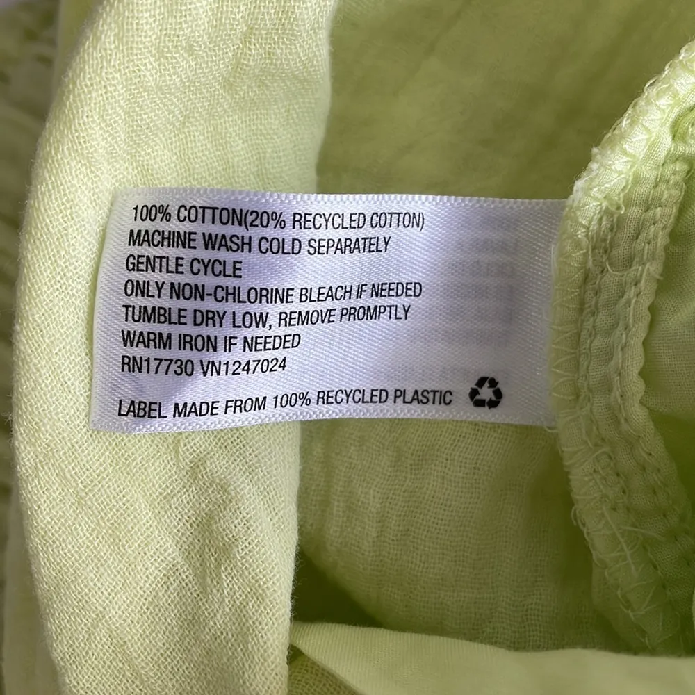 Universal Threads  Lime Green Gauzy Shorts - Image 4