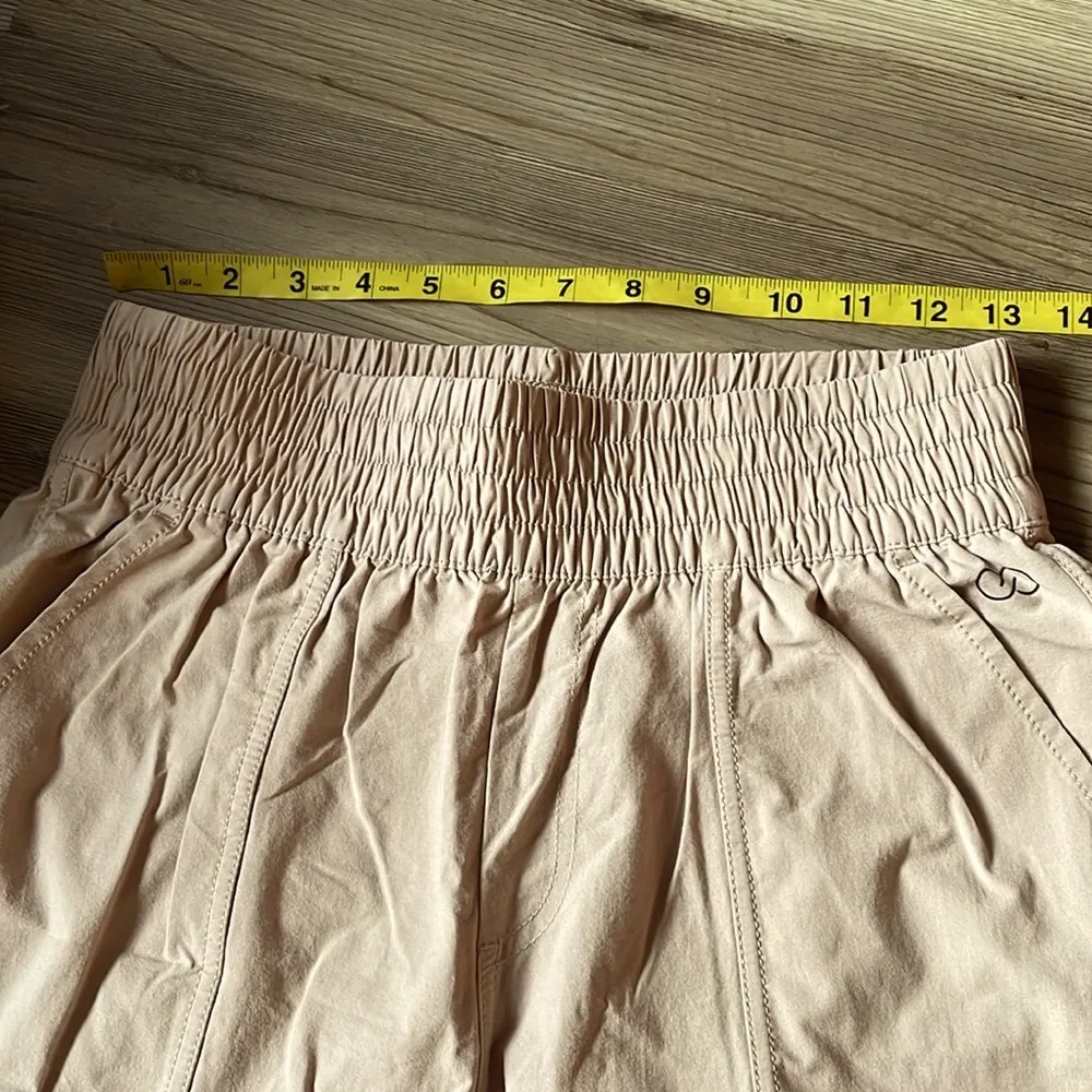 Calia ankle zip Joggers Tan Women’s S Athletic Athleisure Pull on Casual Relaxed - Image 5