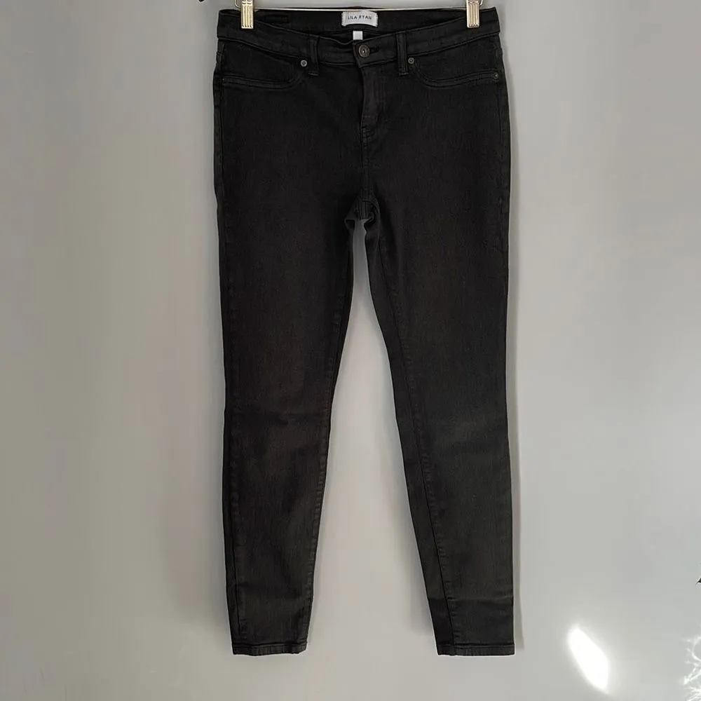 Lila‎ Ryan Louise Mid Rise Jeans. Skinny. Size 29. Olive green. - Image 4