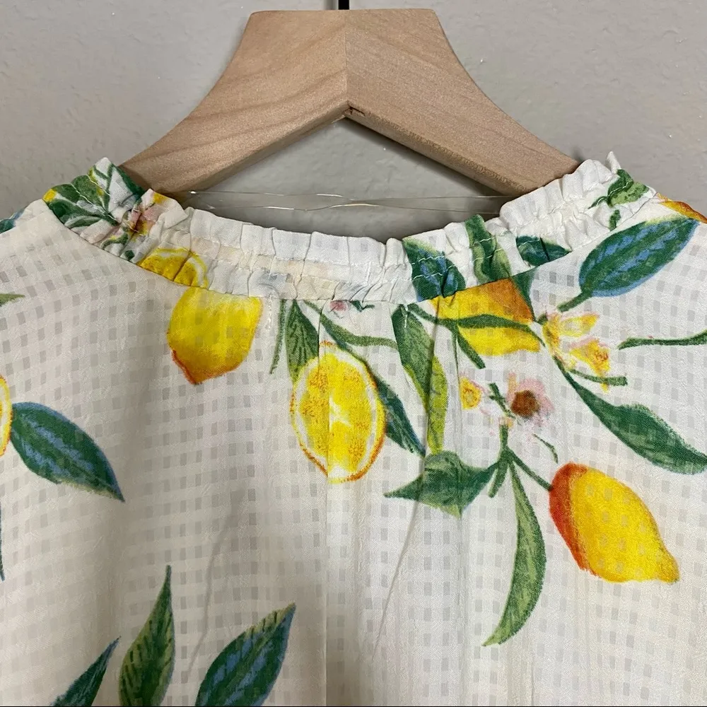 Ophelia Roe Lemon Smocked Dress - Image 6