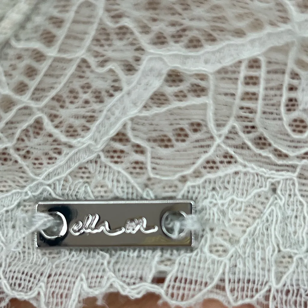 Lindex Ella M Cream and blue Lace White Size undefined - Image 8