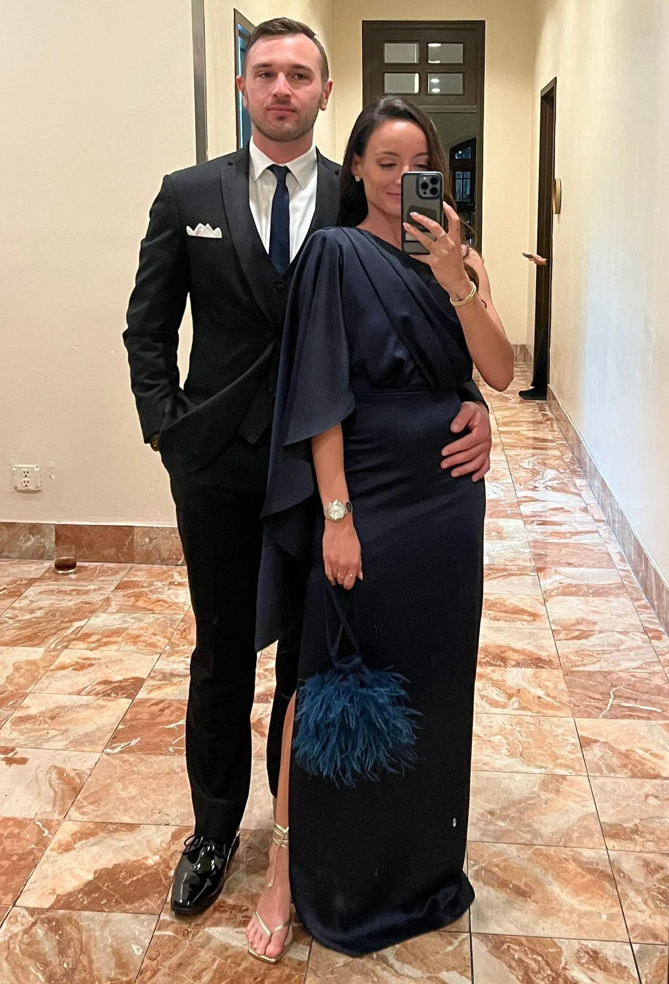 Lady Pipa Bag Blue - Image 2