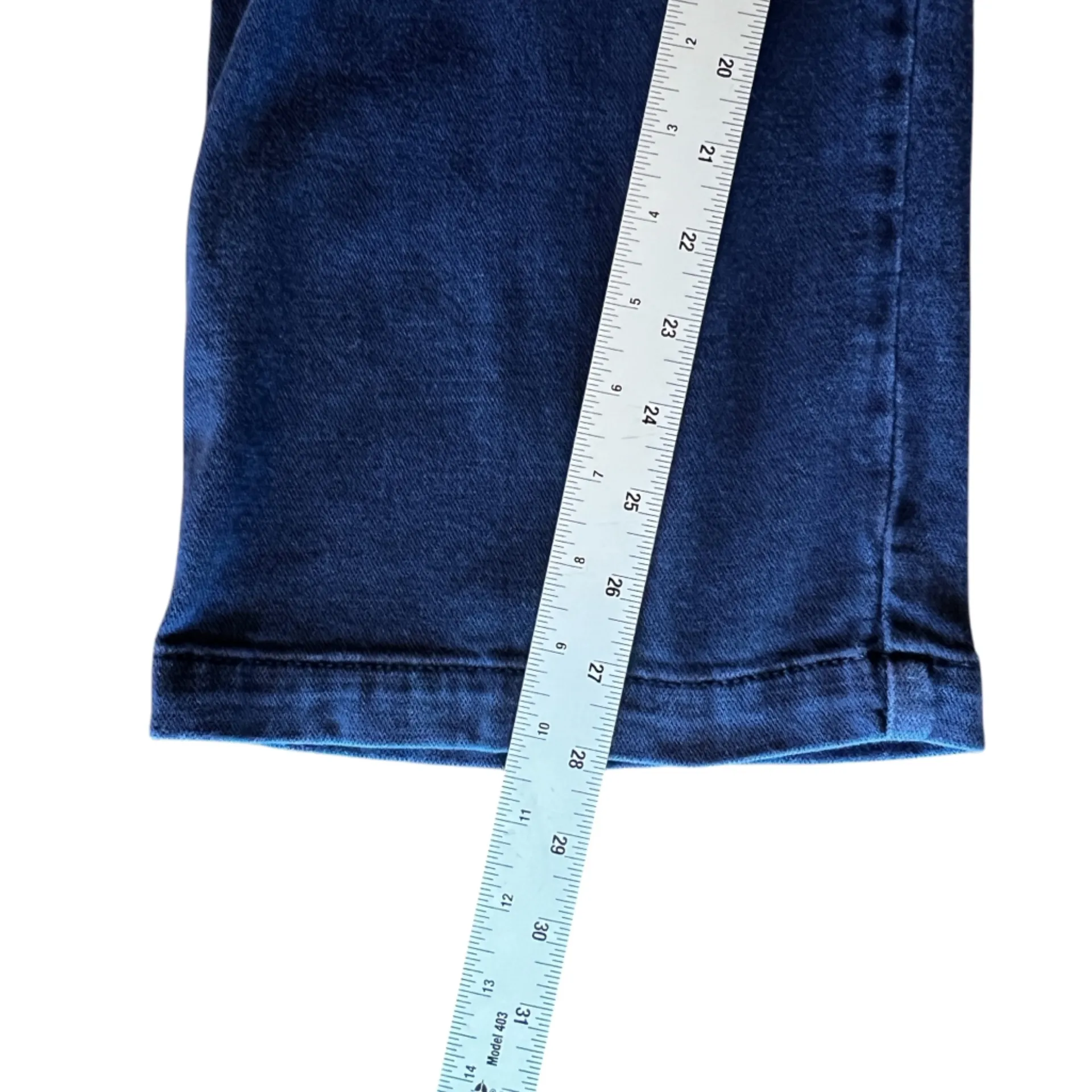 PILCRO THE LETTERPRESS  Wide Leg Blue Pants  Exposed Buttons Women’s Size 28 - Image 12