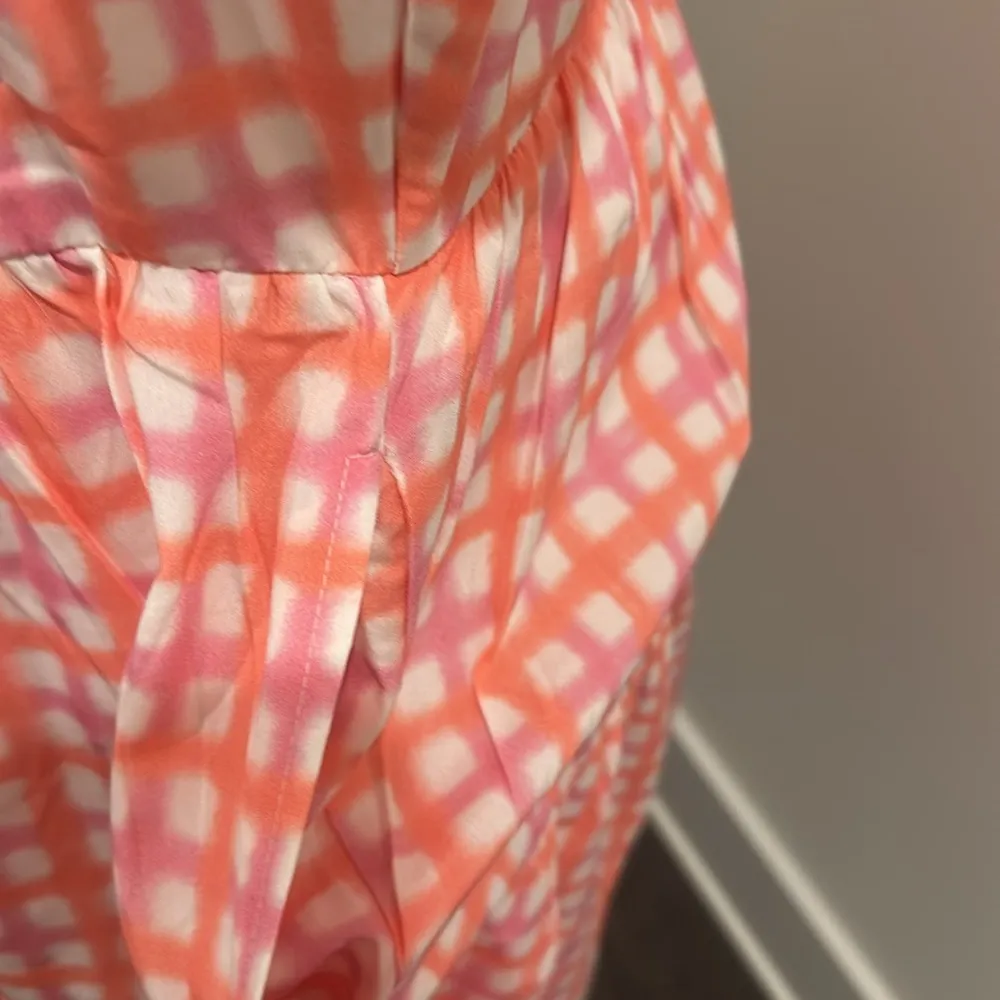 THML Pink/Orange/White Patterned Dress Sz M - Image 5