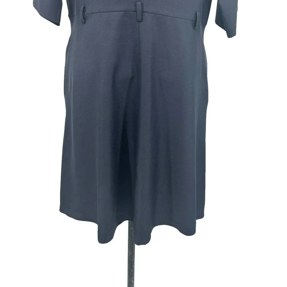 Maison Kitsuné Jade Loose Cut Dress in‎ Navy Blue Size 38 / US 6 **Flawed - Image 11
