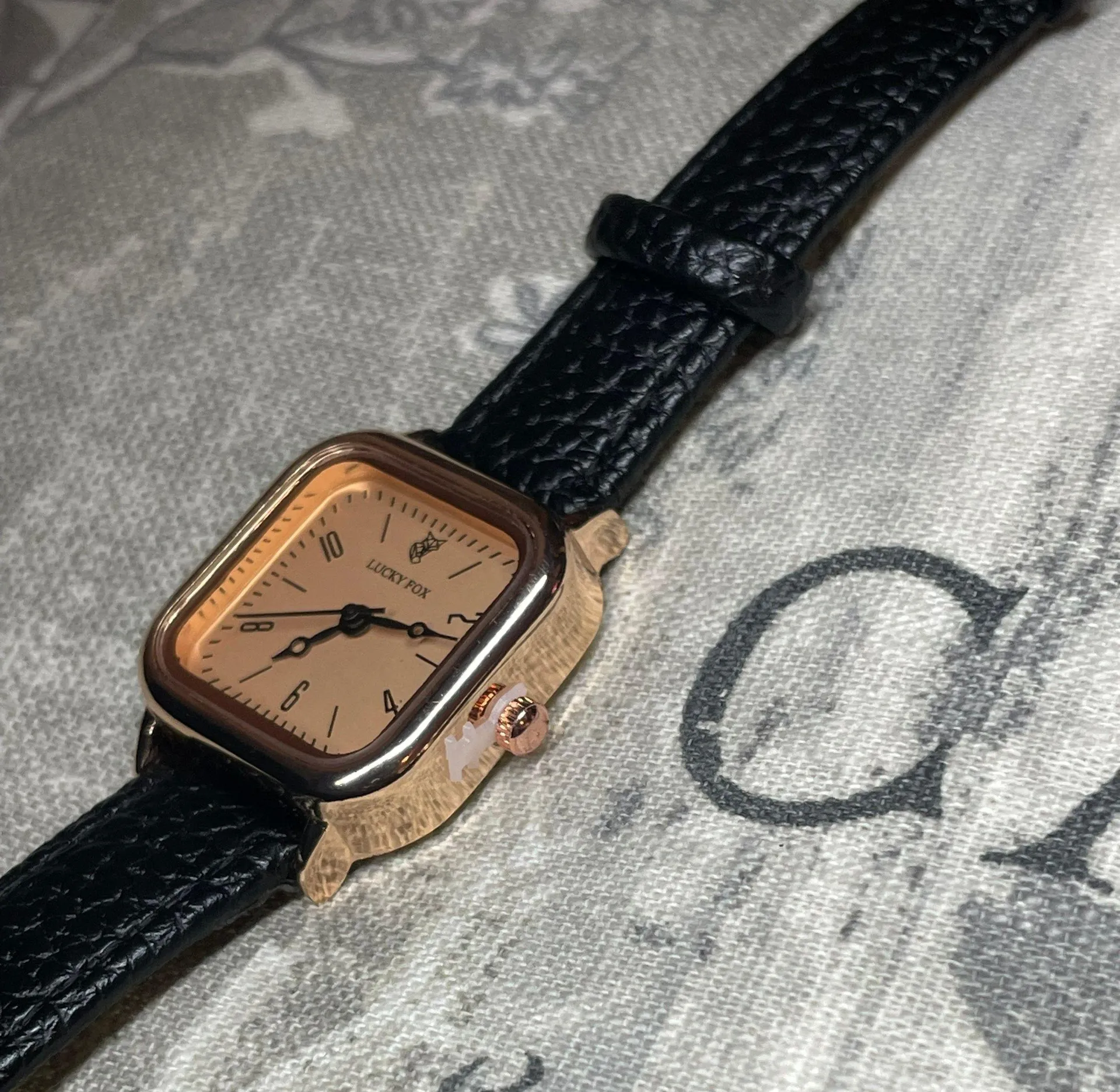 Leather Watch Black - Image 2