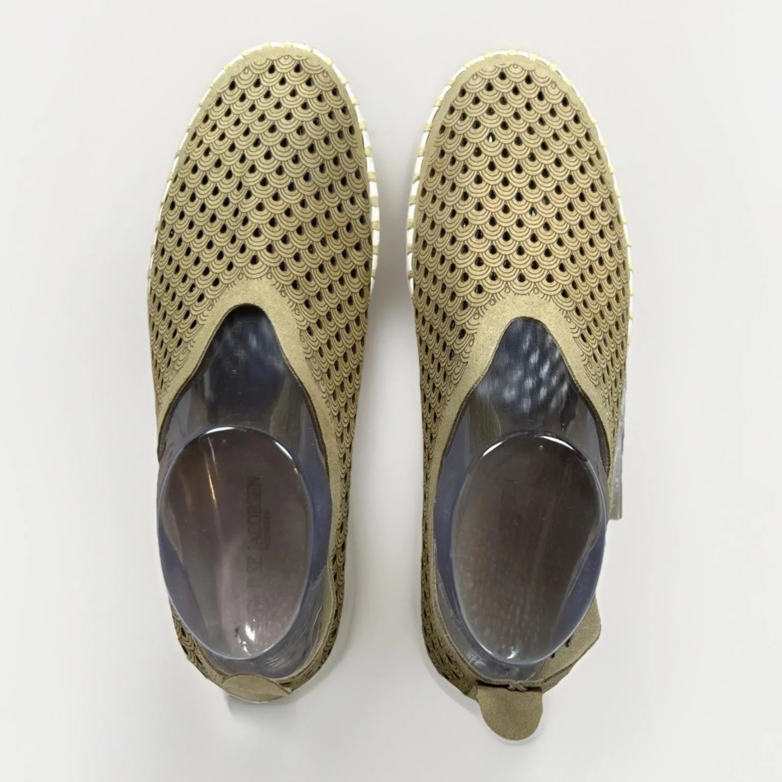 Ilse Jacobsen Tulip Womens Slip On Flats US Size 8.51 Beige Sneaker Comfort Brown - Image 6