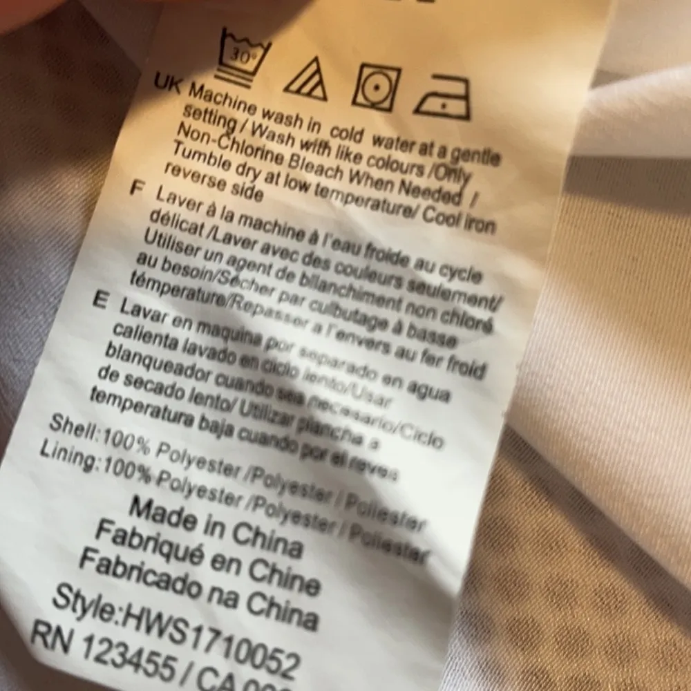 H for Halston white mesh netted shirt - Image 6