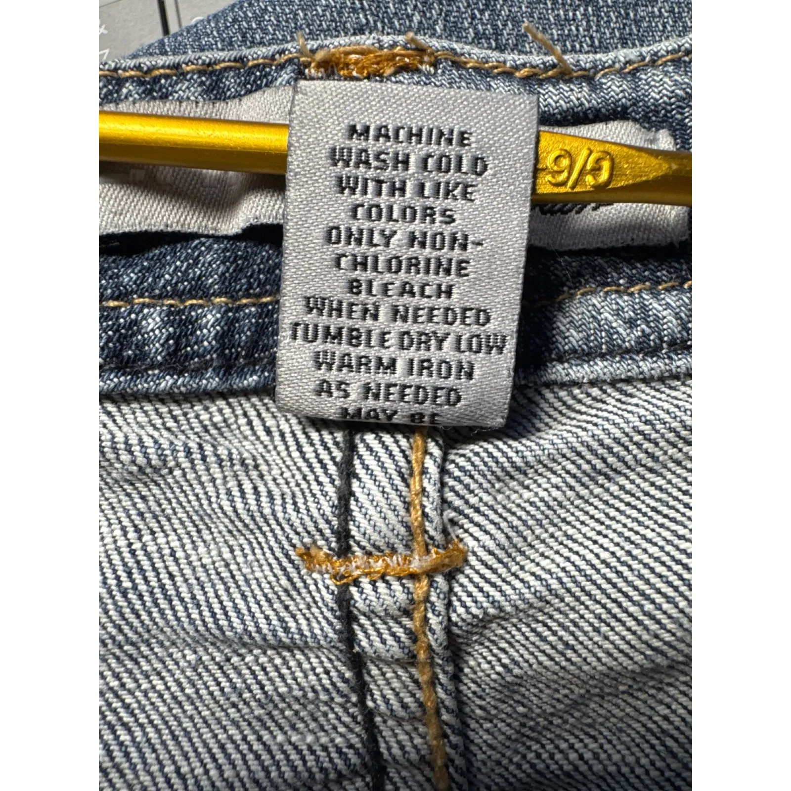 Chicos Platinum Womens Bootcut Jeans Size 1 Reg Medium Wash Stretch Denim Blue - Image 5