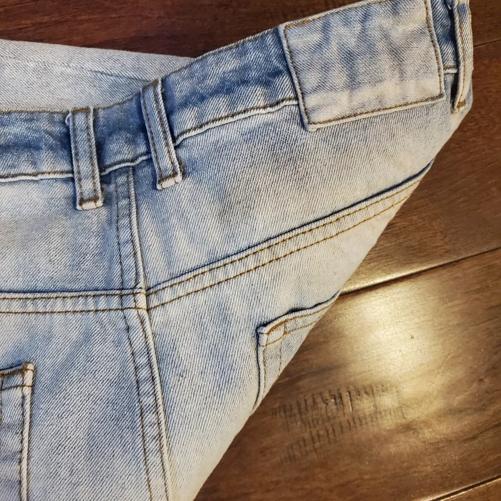 Asos Collusion X008 Flare Jeans Size 8 Womens Blue - Image 4