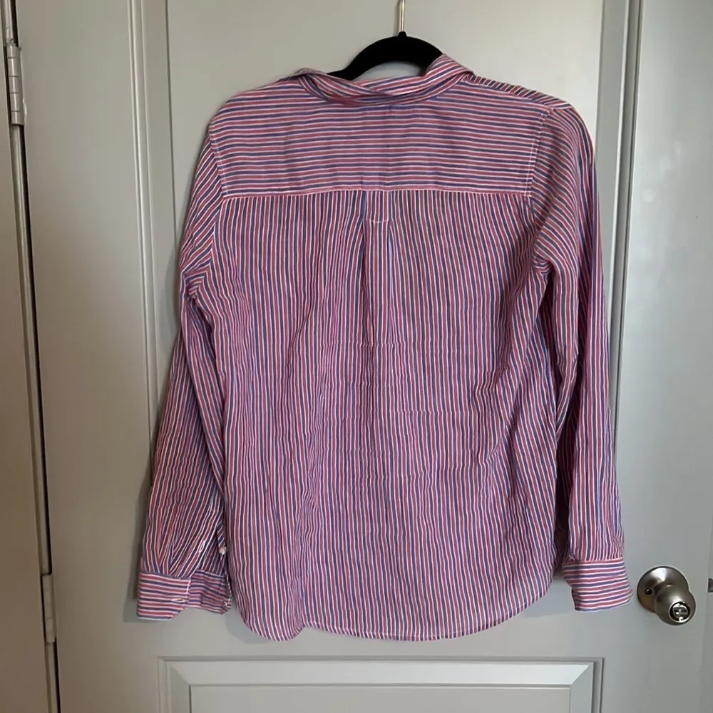 Banana republic factory striped collared shirt size small - Image 3