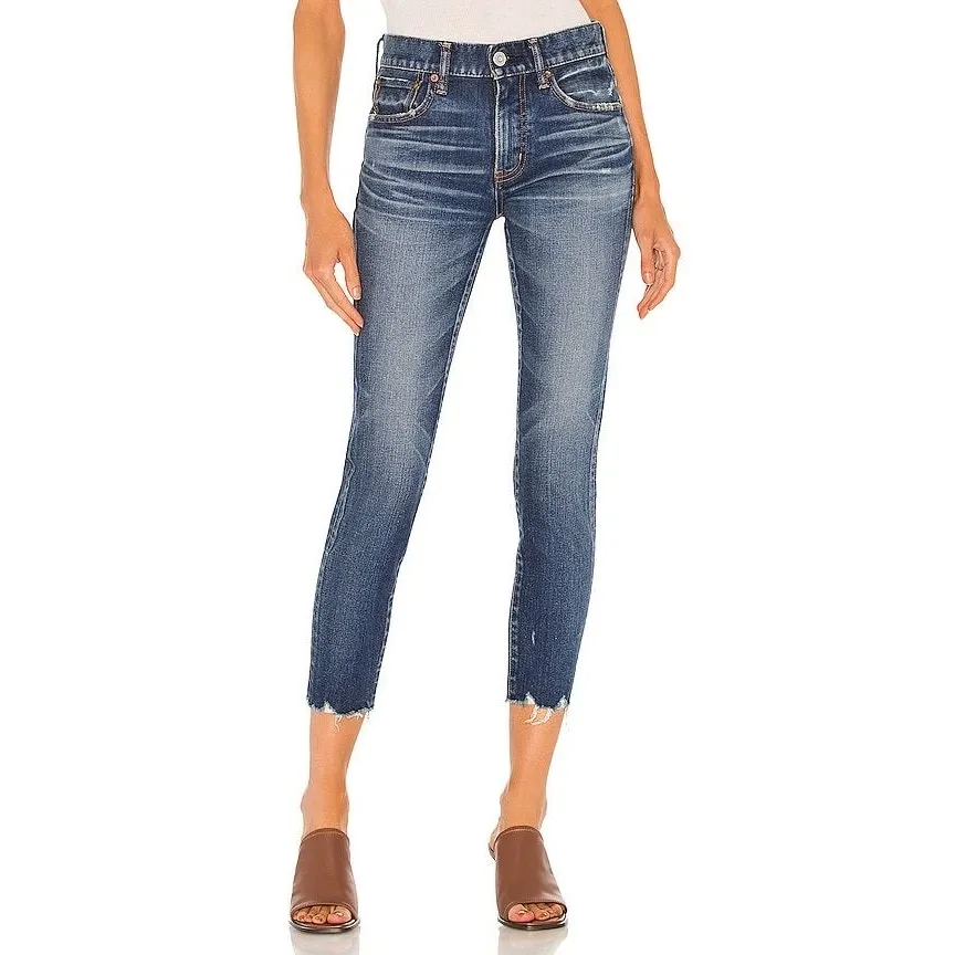 Moussy Vintage Tyrone Skinny‎ Size 23 New with Tags Blue - Image 4