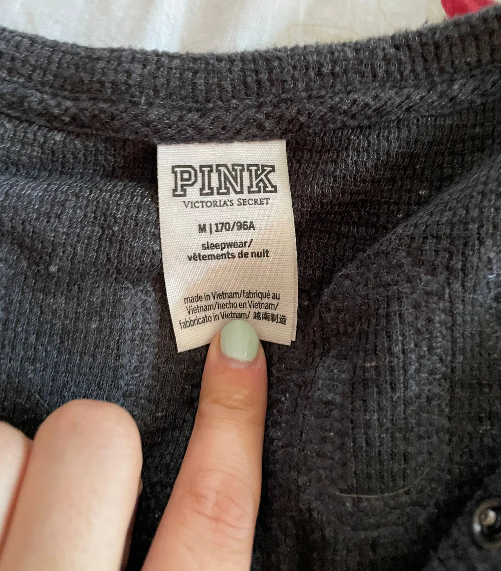 PINK - Victoria's Secret Onesie Button Up - Image 3