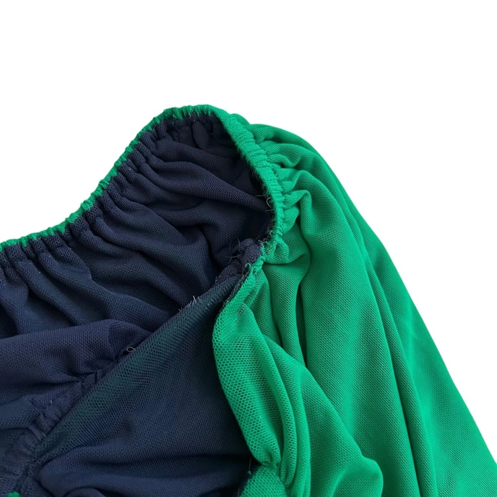 Staud Kanha Reversible Mesh Halter Dress Clover Green Deep Sea Blue Maxi Dress - Image 15