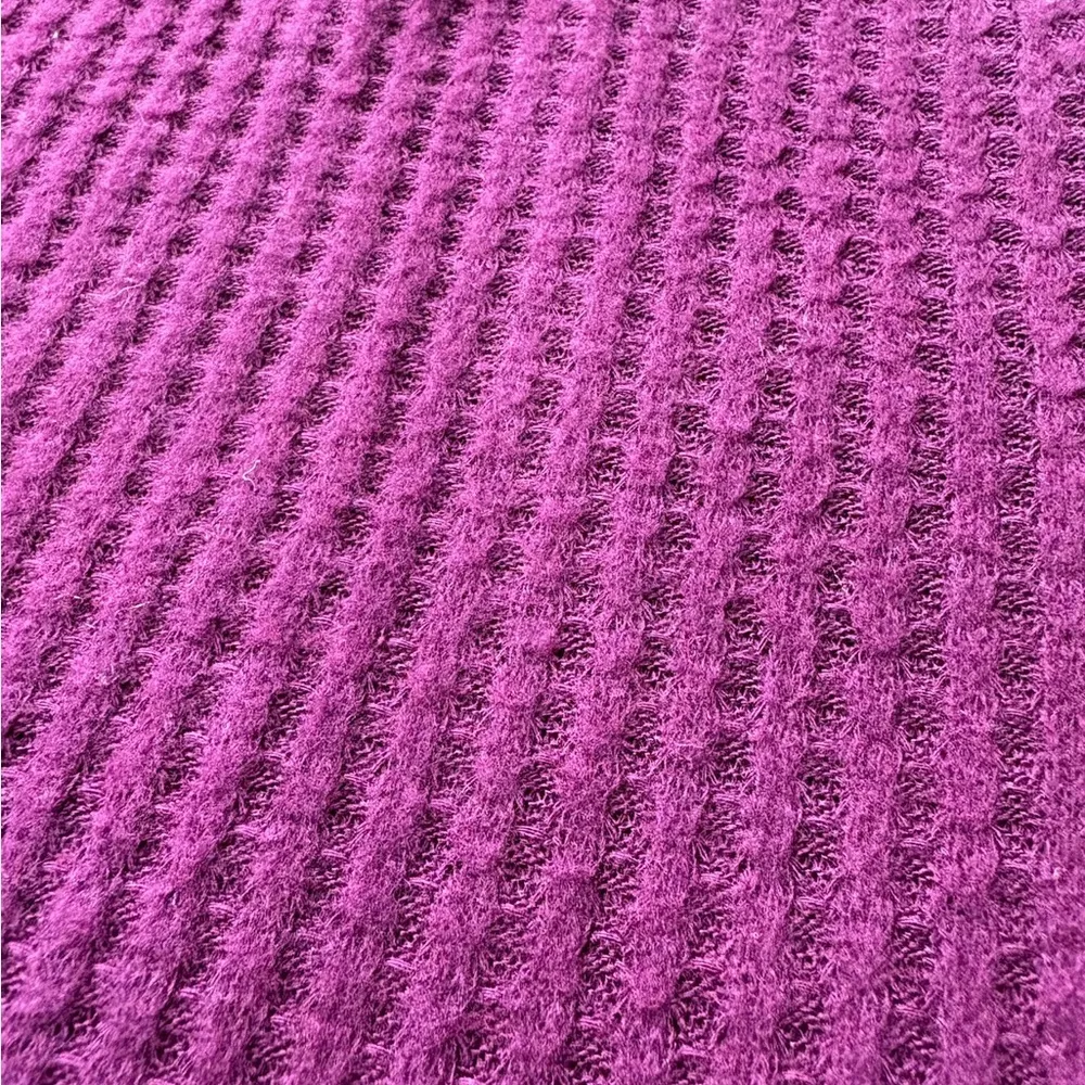 Zenana Outfitters Purple Oversized Boxy Sweatshirt - Image 4