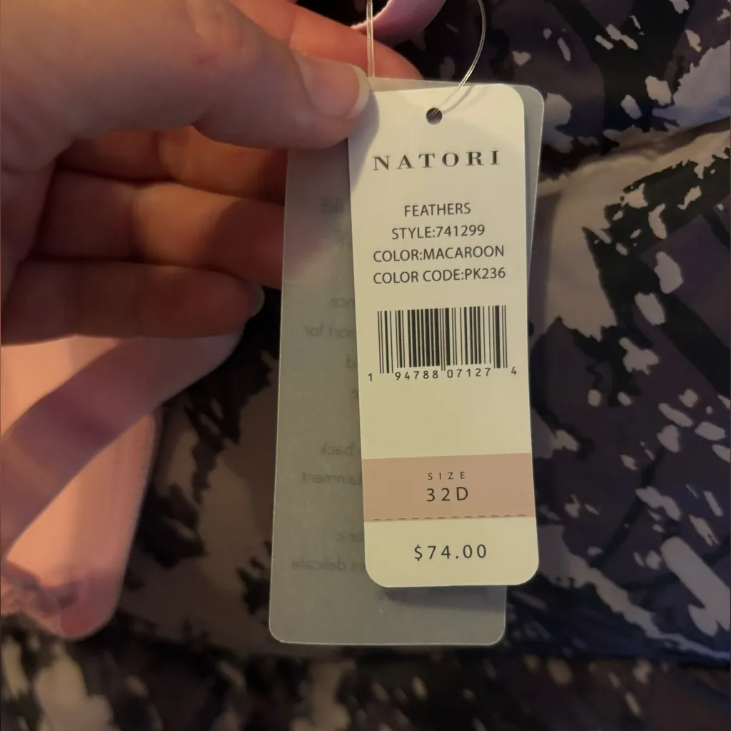 NWT Natori Feathers Contour Underwire Bra sz 32D - Image 3