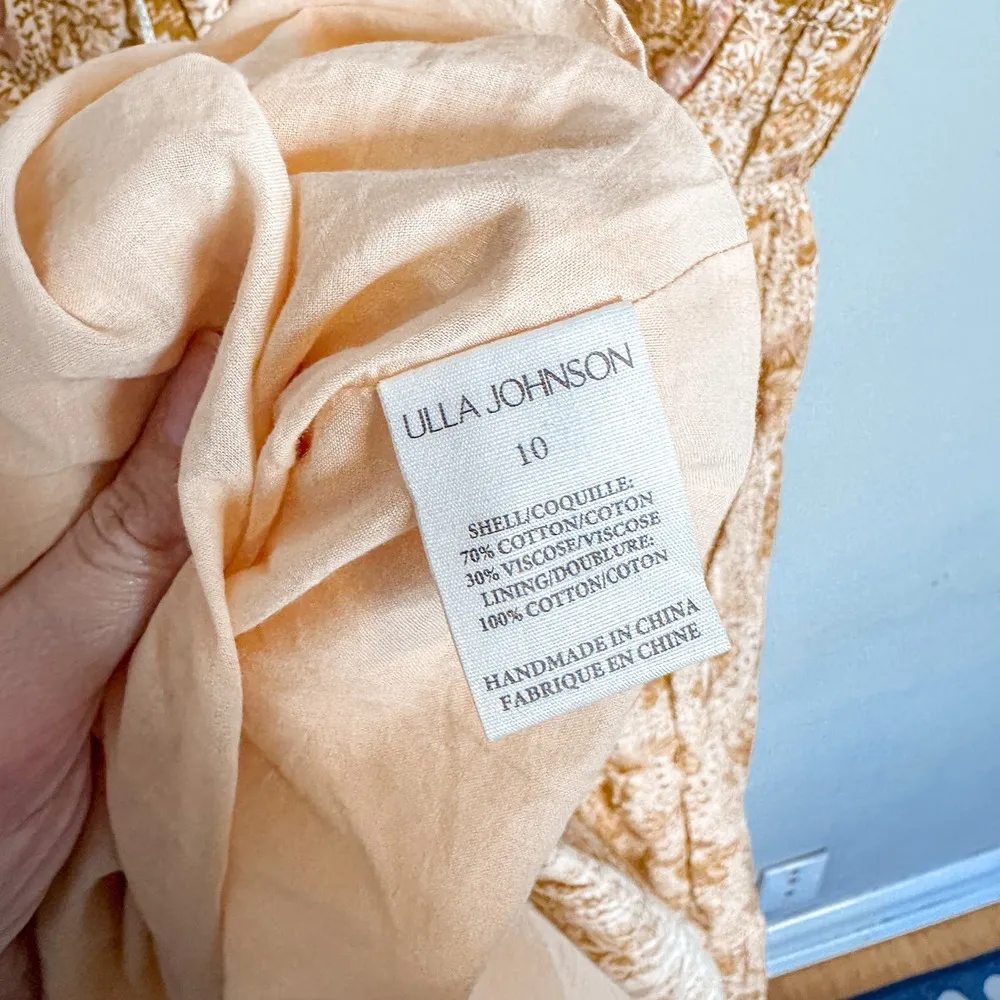 Ulla Johnson Cordelia Dress 10 NWT Meadow Rue Floral Midi Maxi - Image 7