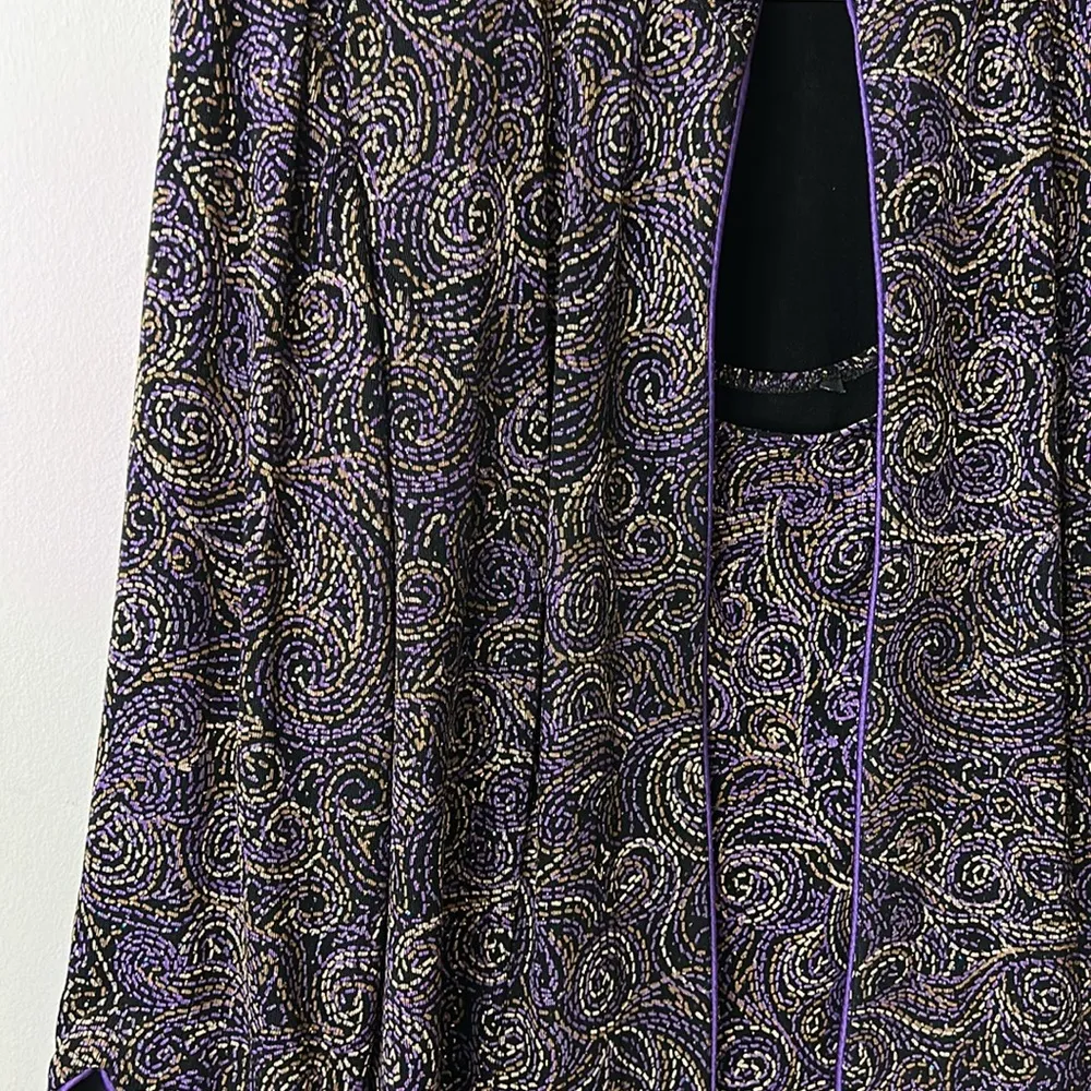 Alex Evenings twin set jacket and tank top with glitter accents size large - Image 4