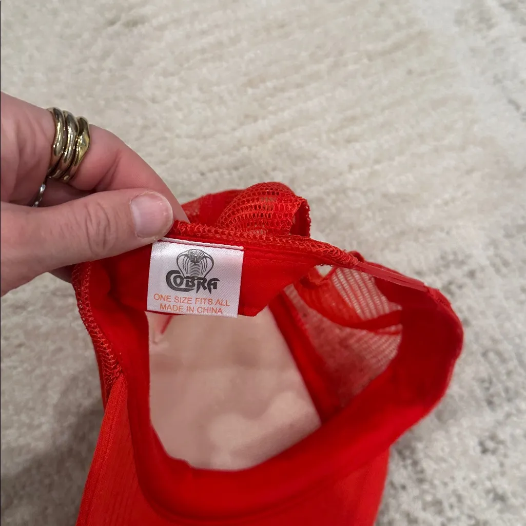 Red 'America' Trucker Hat - Image 4