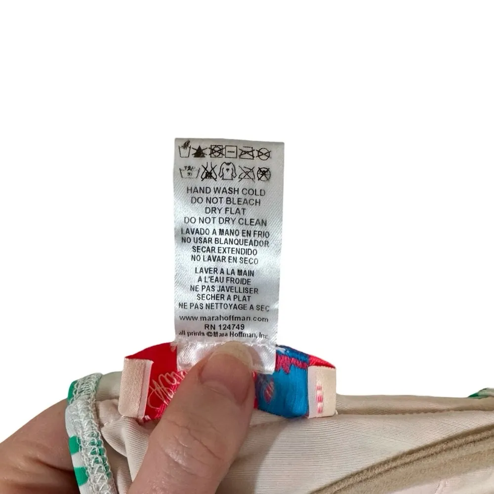 Mara Hoffman Cosmic Fountain Long Line Underwire Cami Bikini Top - Image 11