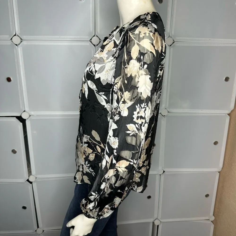 White House Black Market Kelsey Blouse Size 2P - Image 8