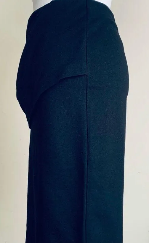 CAbi Solid Black Layered Pencil Skirt - Image 5