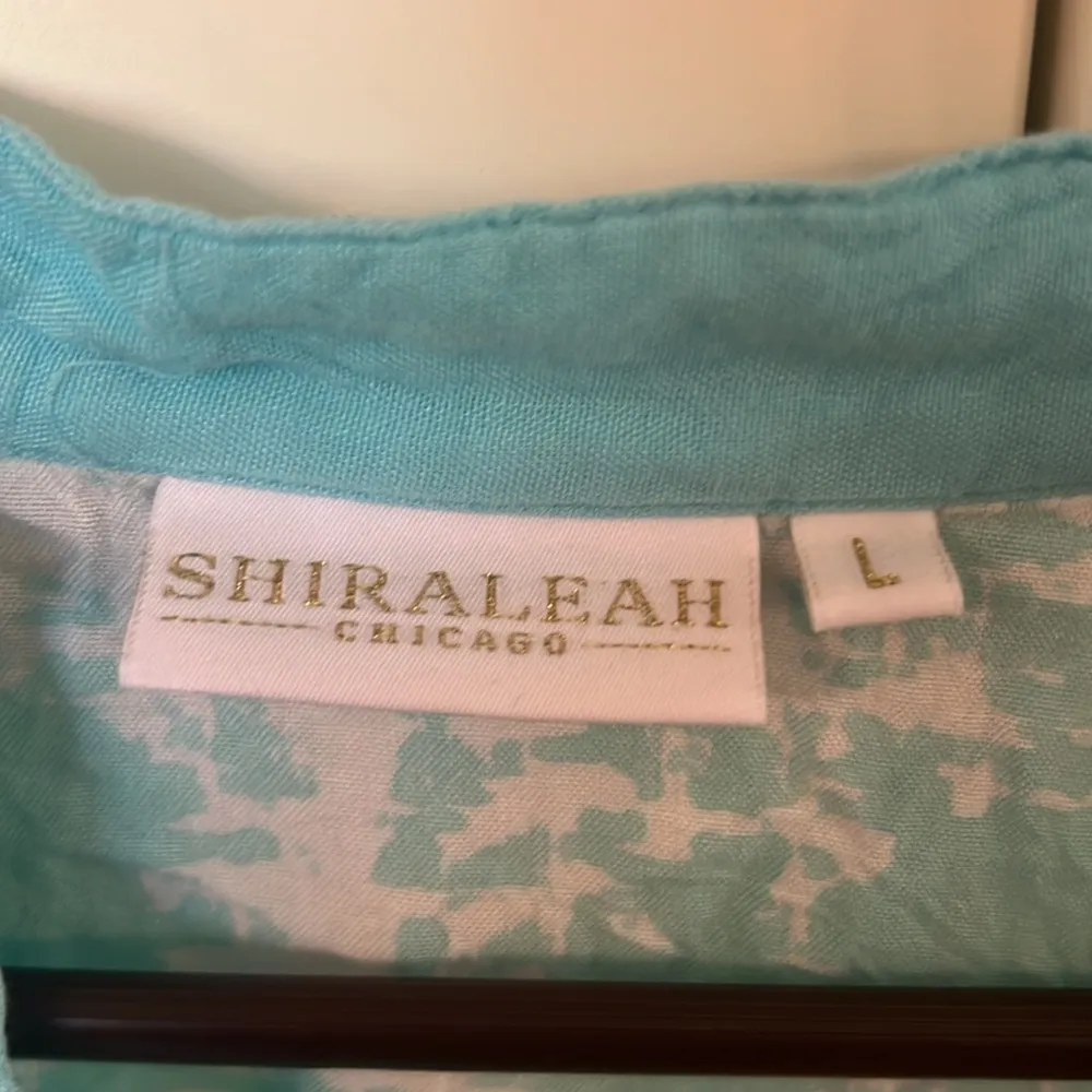 Shiraleah Women's Turquoise tunic cover up large Blue - Image 2