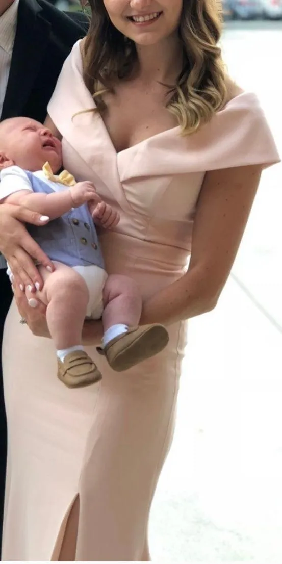 Long Pink Formal Dress - Image 2