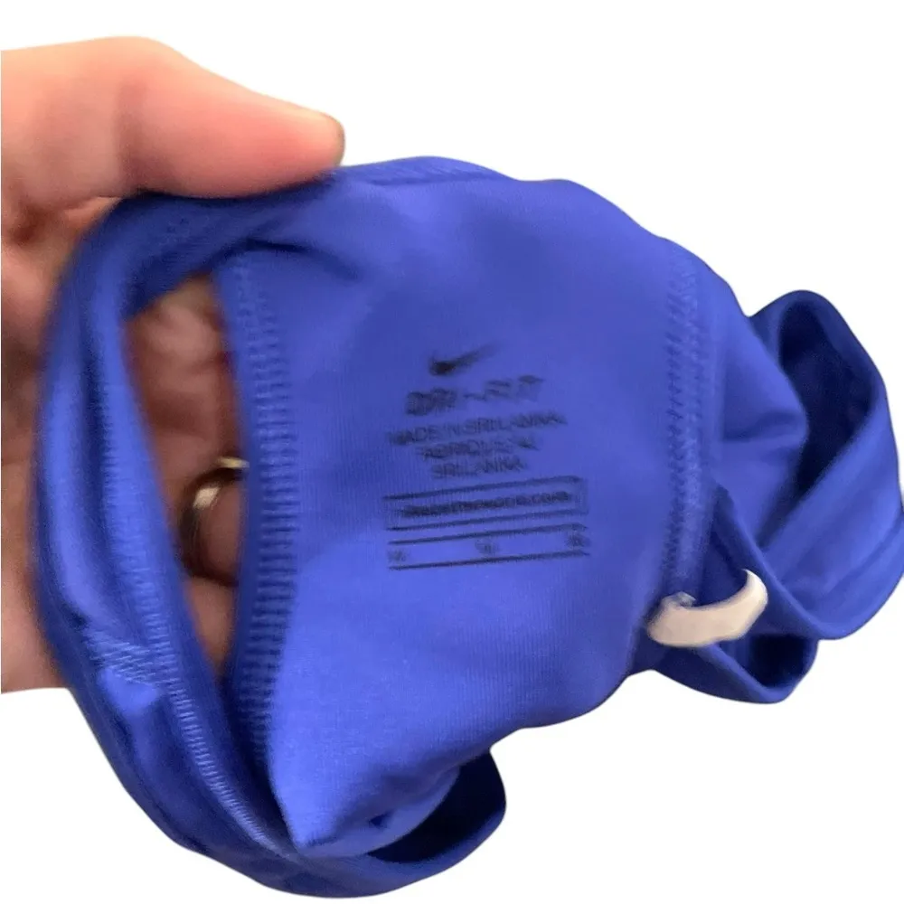 Nike Dri-Fit Women's Blue Sports Bra Medium Athleisure - Image 8