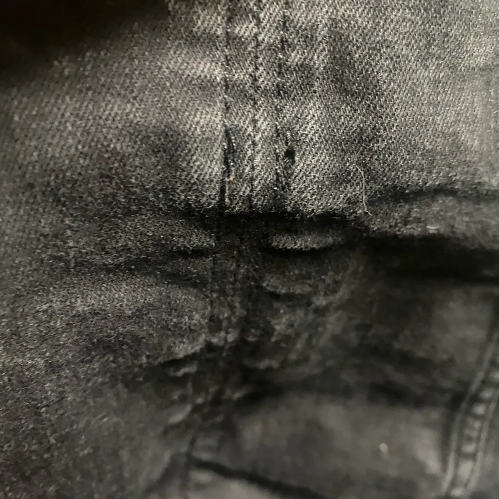 Free People Women's Modern Femme Denim Mini Skirt Black Size 6 - Image 6