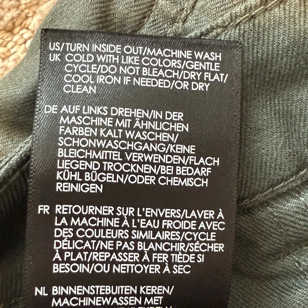 Liverpool olive linen skirt sz 4 - Image 4