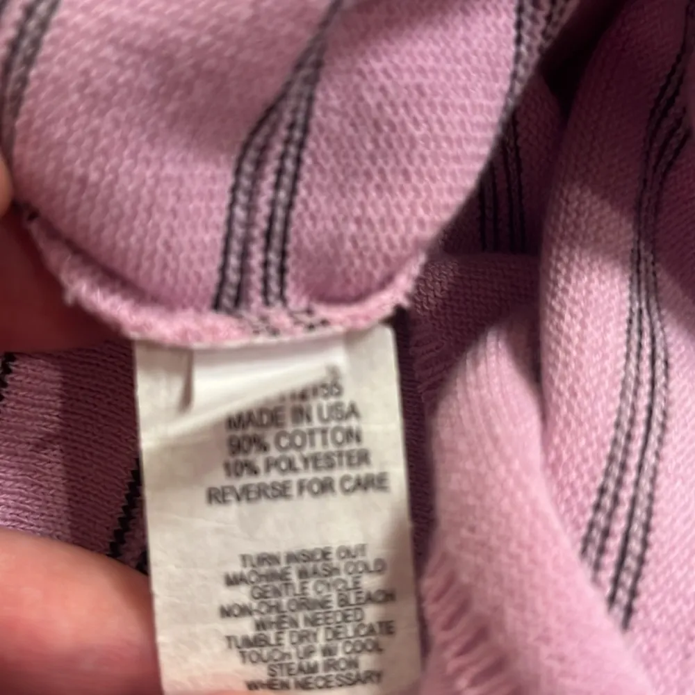 lightweight asymmetrical striped sweater M - Image 5