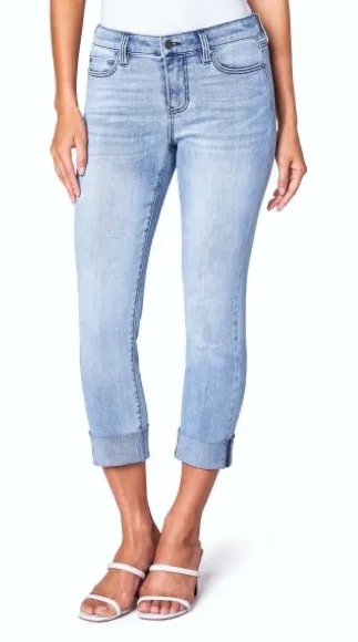 NWT Stitch Fix LIVERPOOL Charlie Crop with Wide Cuff in Berkeley Size 20W - Image 1