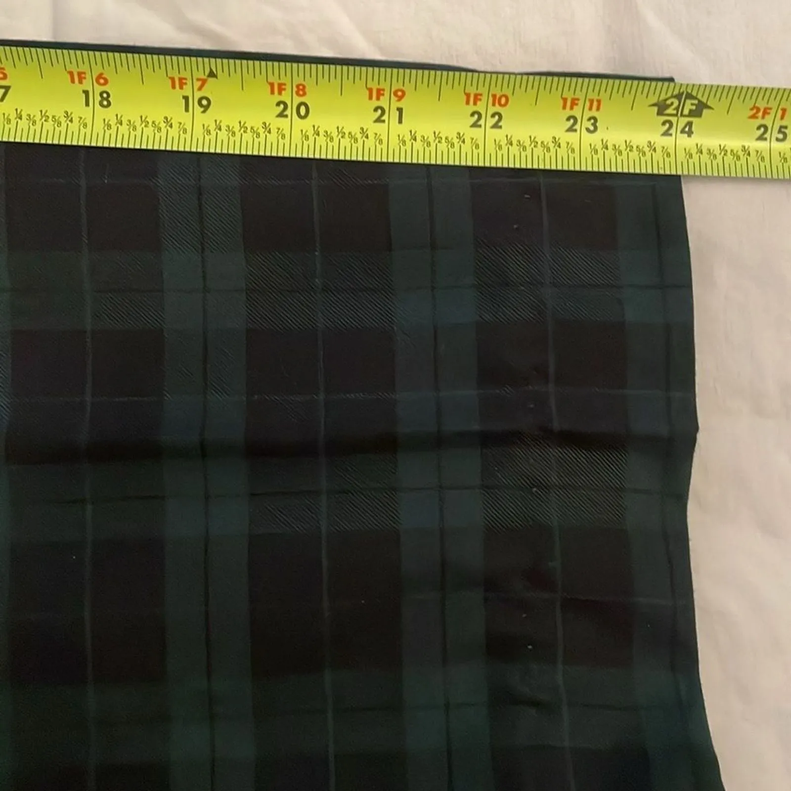 Lauren Ralph Lauren Green Tartan Plaid Trouser Pants Womens Size 36x24 Hemmed - Image 7
