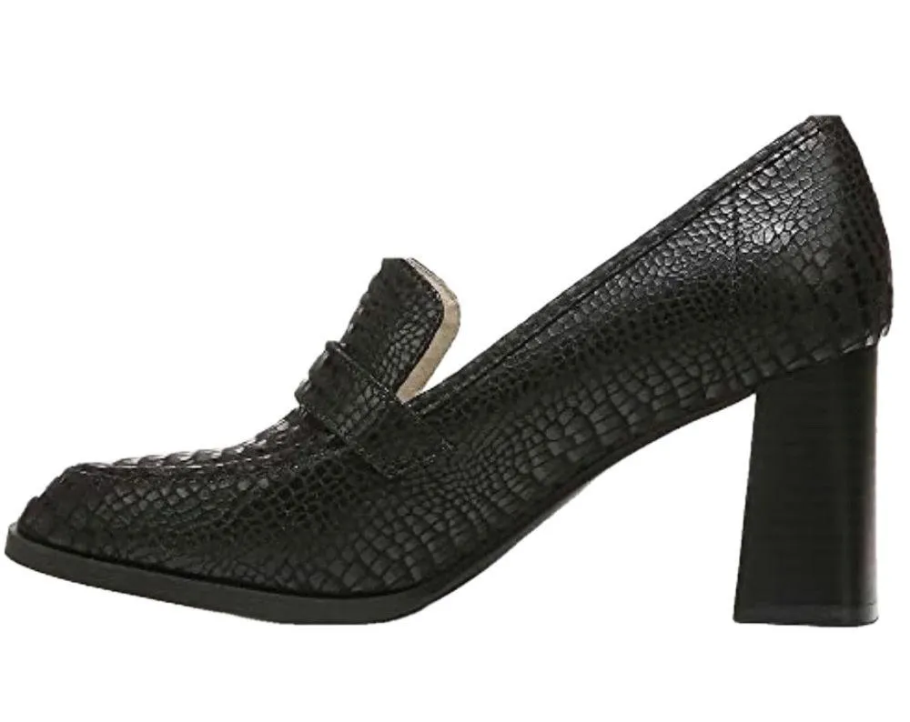 LIFE STRIDE Farrah Slip On block Heeled Loafers black size 8.5 - Image 2