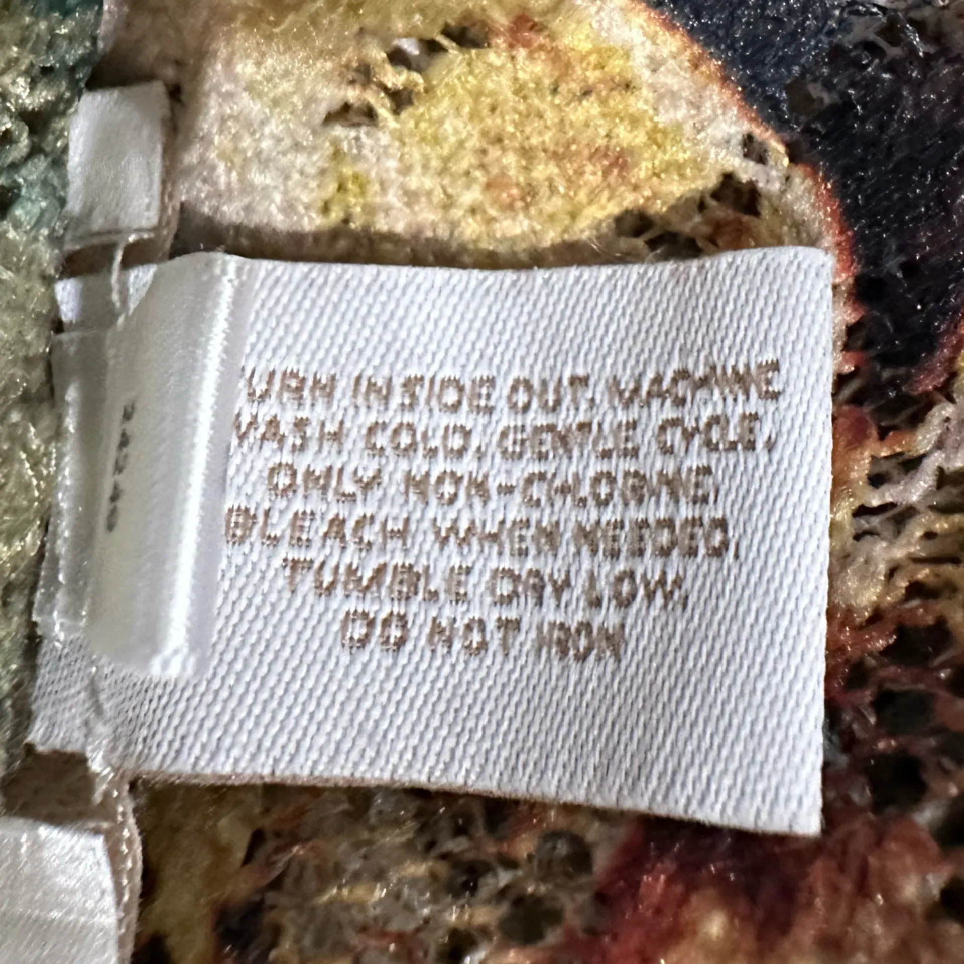 Chico’s Sheer Mesh Fairycore Abstract Floral Top Size 0 Small Woodland Grunge - Image 8