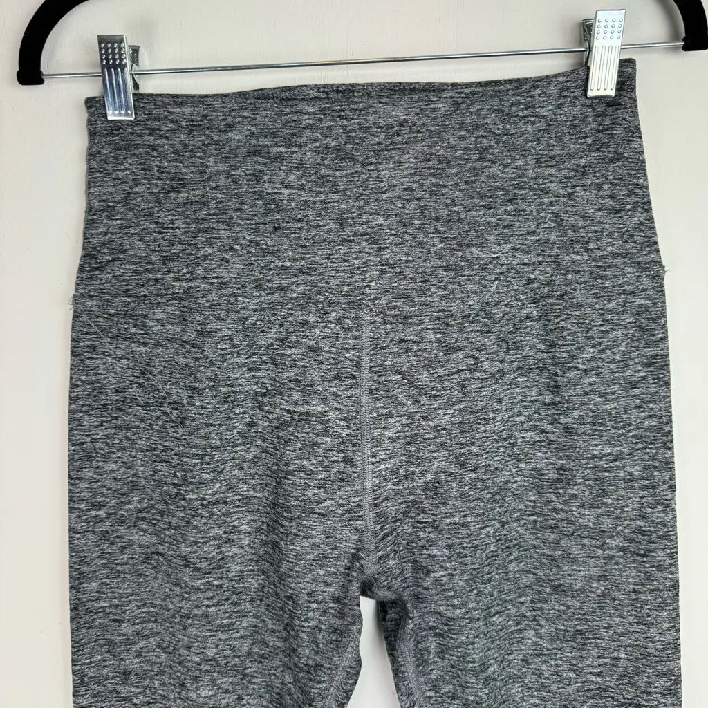 Beyond Yoga Spacedye Walk and Talk High Waisted Heathered Gray Leggings Sz Large - Image 5