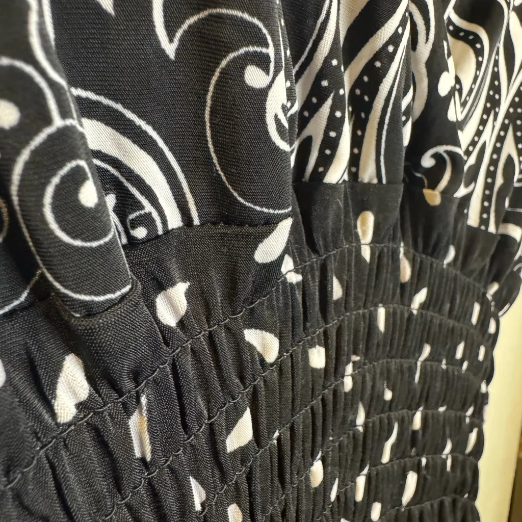 Boho Paisley Print Maxi Dress - Image 9