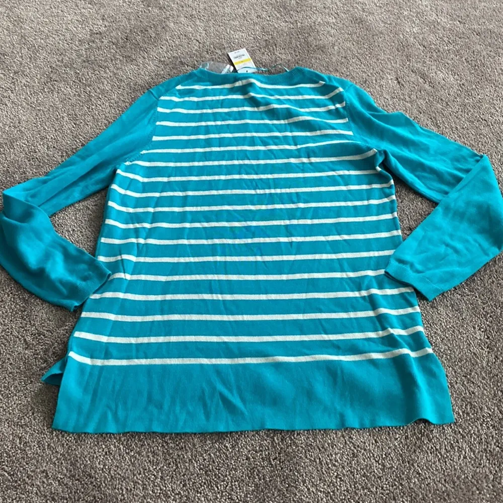 Crown & Ivy Bicycle Sweater Top SIZE M - Image 5