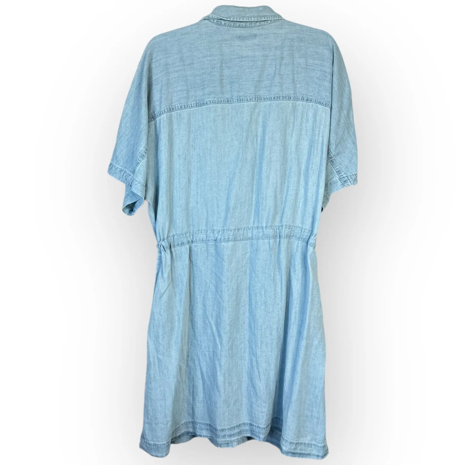 FAHERTY Tried & True Chambray Oakley Dress Arctic Sea Wash Size Large NWT New - Image 3
