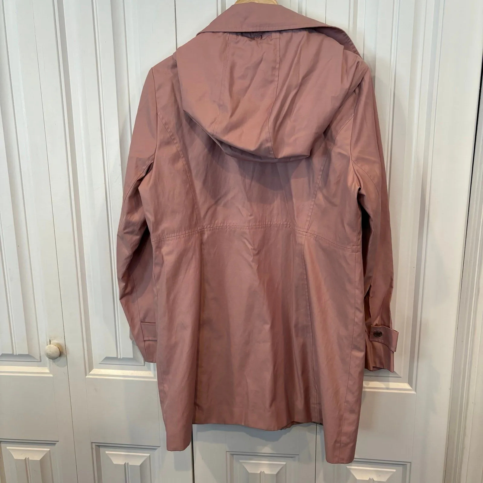 MICHAEL Michael Kors Pink Hooded Jacket With Scarf Size Large‎ - Image 2
