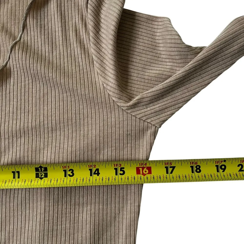 Caution To The Wind Brown Knit Cardigan Women Sweater Size Medium | 63-8 - Image 6