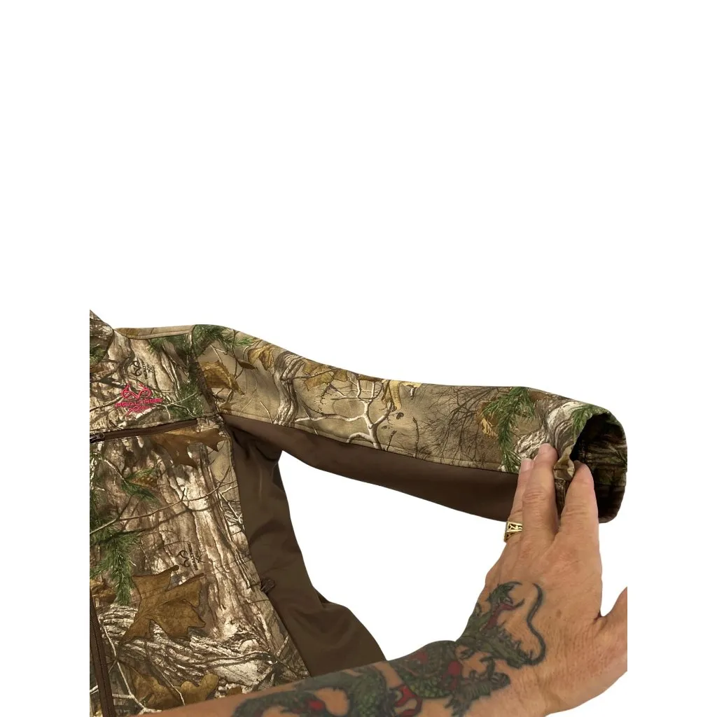 Realtree Womens Xtra Camo Full Zip Jacket With Pink Logo Size L SKU 9298 - Image 6