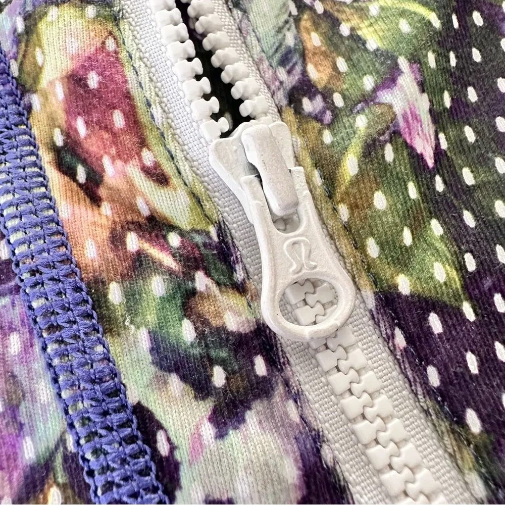 Lululemon Define Women's Multicolor Floral Zip Up Jacket - Image 8