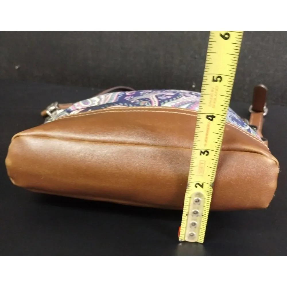 Women's Brown/Multicolor Chaps Adjustable Crossbody SKU 1828 - Image 5