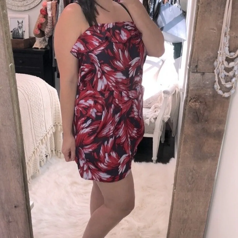 Gap size medium summer strapless dress Red - Image 2