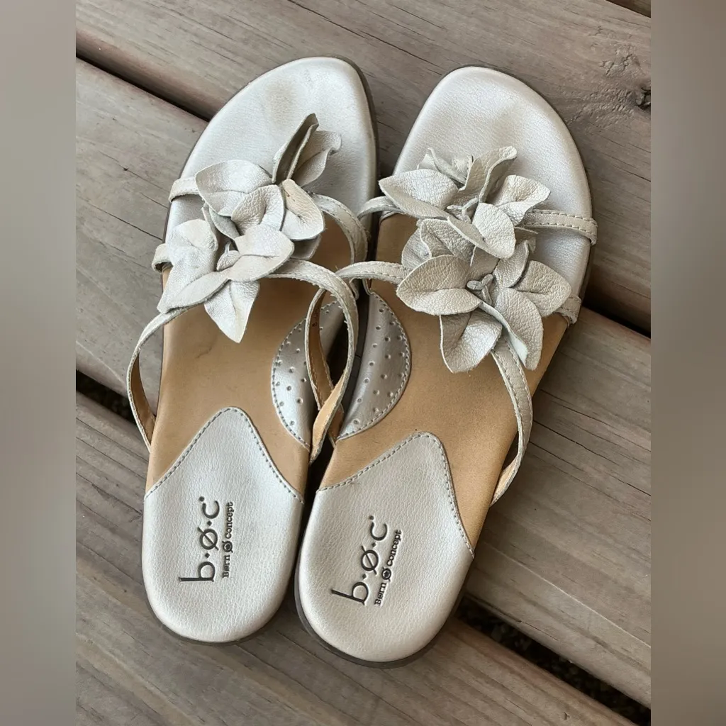 Nice leather sandals 🌸🌸 Size 8 - Image 4