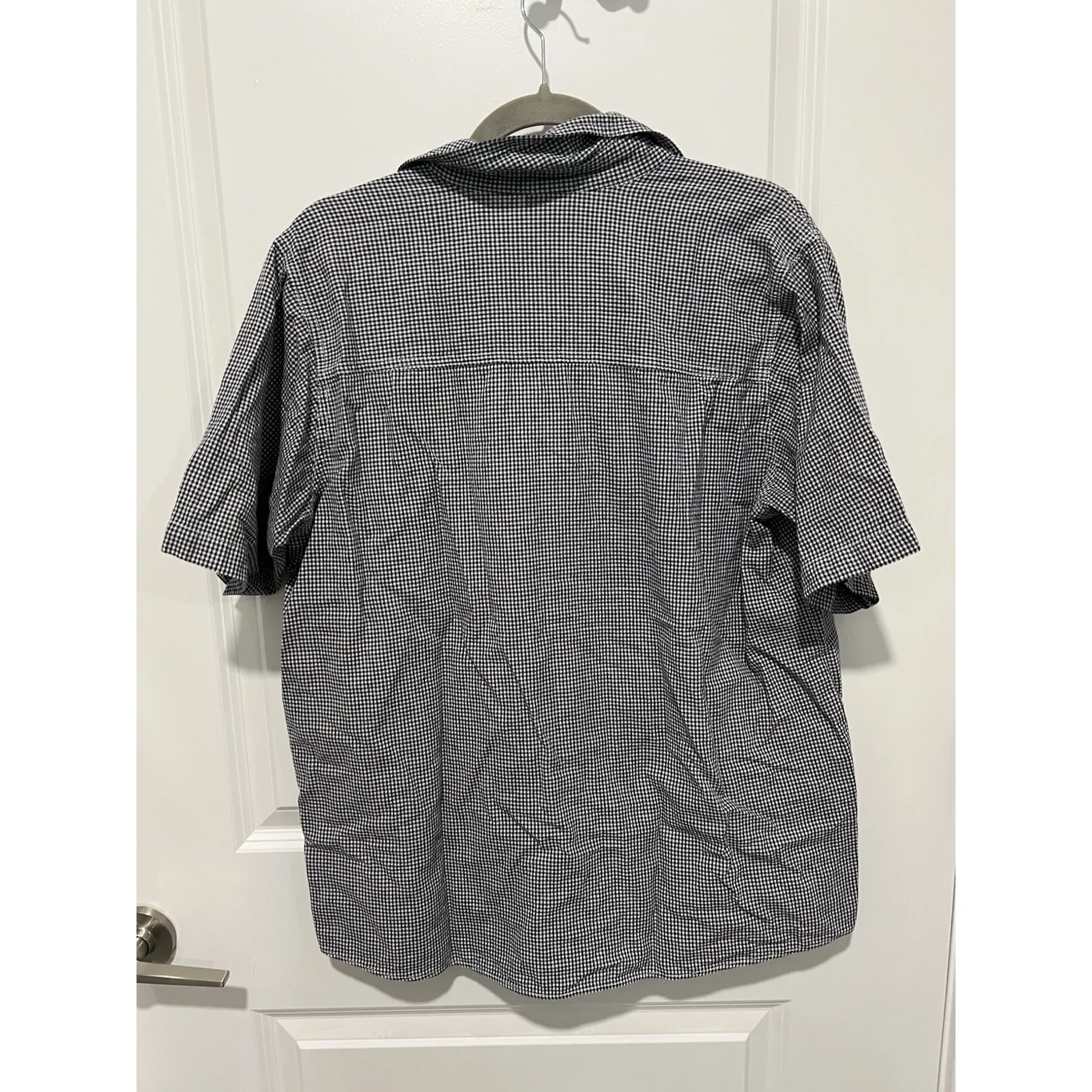 Vintage SCOOBY DOO Women Casual Shirt Plaid Black‎ White Size 14/16 W - Image 2