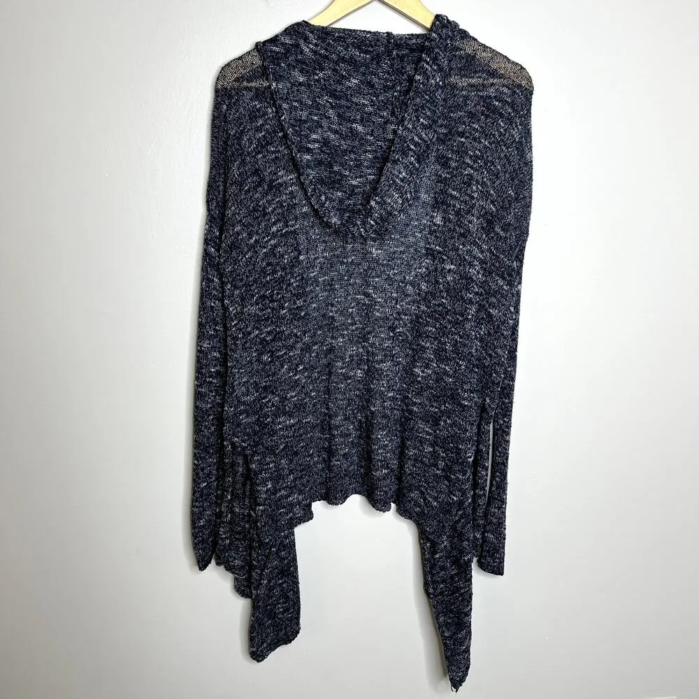 Abercrombie Blue Knit Hooded Cardigan Sweater - Image 5